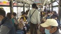 路面電車とバスの運賃無料デー 岡山