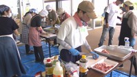 災害時の炊き出しの方法を学ぶ 岡山市