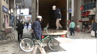 商店街で迷惑な自転車や看板を整理 マナーアップ呼び掛け「周りのことも考えて」 高松市