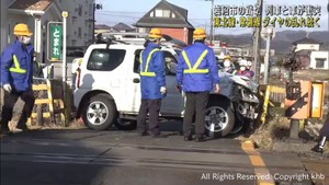 宮城・岩沼市の踏切で列車と車が衝突 けが人無し JR東北線と常磐線のダイヤに乱れ