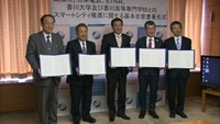 “産学民官”が連携 スマートシティー推進で合意 香川・高松市