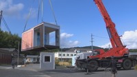 豪雨被災者向けの仮設住宅16戸 撤去進む 今後は全国の被災地へ 岡山・倉敷市