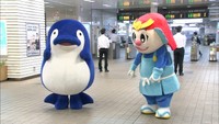「ぼーっと かけ忘れてんじゃねーよ」 ことでんと香川県警のマスコットが寸劇で施錠呼びかけ 自転車盗難の半分はノーロック