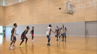 3人制バスケットのプロチームが公開練習 26日開幕のリーグ戦に向け戦術を確認 岡山
