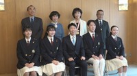 全日本合唱コンクールで岡山県勢50年ぶり日本一 「倉敷少年少女合唱団」が知事を表敬訪問