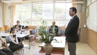 島の小中学校の実情は?高松市の大西市長が男木小・中学校を訪問