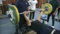 女子パラ・パワーリフティング 台湾代表候補選手が日本代表と合同練習 岡山市