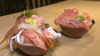 海鮮を好きなだけ!おかわり自由の「海鮮丼食べ放題」 唐揚げやデザートなど1品料理も 岡山【ほっとマルシェ】