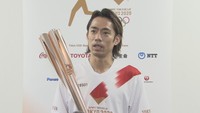 岡山県で東京五輪の聖火リレー1日目 倉敷市出身の髙橋大輔さんらが“トーチキス”「オリンピアンとして聖火をつなげたい」