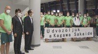 〈東京2020〉ハンガリー・カヌー代表選手団が香川へ 坂出市で最終調整