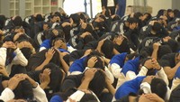 弾道ミサイルを想定した避難訓練 岡山