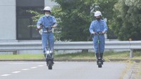 7月から免許不要 法改正を前に「電動キックボード」研修会 岡山県警