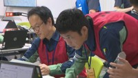 梅雨を前に岡山県と市町村などが大雨や台風による水害対応訓練