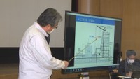 岡山市役所新庁舎 建設工事説明会開く