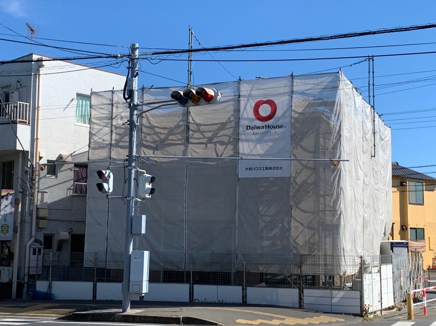 建築中の猫実の猫の館ME(猫の館ME提供)