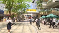 〈新型コロナ〉丸亀町グリーンが3週間ぶりに営業再開 営業時間は1時間短縮 高松市