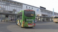要望から約10年 循環バス「めぐりん」がJR岡山駅東口に乗り入れ