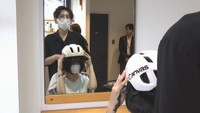 ヘルメットをかぶっても崩れない髪形は?大学生が研究 おしゃれと交通安全の両立めざす 岡山