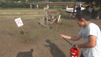 大切なのは地域の絆 夏祭りに合わせて防災イベント 防災グッズの紹介や消火方法の体験など【こつこつ防災】