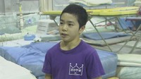 体操・パリ五輪代表内定の岡慎之助選手(岡山市出身) 中学時代に目標語る「五輪に出て着地をビシッと決めたい」