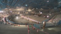 建設中の香川県立アリーナ 建設費と備品整備費が約225億円に 県議らが建設現場を視察