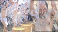 100日間の「大荒行」を終えた修行僧による帰山式 1日7回の水行、食事はおかゆのみ 岡山市