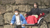 お笑い芸人が人力車でご案内!「隠れハート」など軽快なトークとともに巡る丸亀城 香川