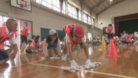 休校する小学校で楽しい思い出を 地元高校生が企画した「ミニ運動会」 岡山・玉野市