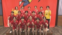 女子ハンドボール・香川銀行GiraSolがシーズン開幕を前に壮行会 アジア大会で初の金メダルに貢献した岡田彩愛選手らが抱負語る