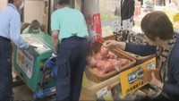 「生き生きしている」JR岡山駅に産直便マルシェ 伯備線列車で農産物を輸送