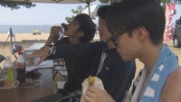 海に来て!海水浴客減る渋川海水浴場にキッチンカー出店 から揚げやかき氷など1日最大6つ 岡山・玉野市