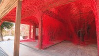GWは瀬戸芸へ!豊島のおすすめ作品を紹介 赤い糸で包まれた真っ赤な空間 潮風が心地よい作品も 香川・土庄町