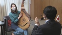ウクライナ出身歌手が岡山県庁を訪れ「継続支援」を訴え 全国でチャリティーツアーを実施