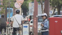 香川県警が自転車の交通指導・取り締まり 秋の全国交通安全運動に合わせ