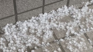 仙台で雹や雷 大気が非常に不安定 今夜遅くまで落雷、突風、雹に注意