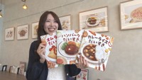 岡山県在住のフードイラストレーターが手掛けた絵本のイラスト展 おいしそうな食べ物の絵が子どもたちに人気