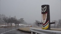 今季初の最強寒波「冬将軍」到来 岡山の山沿いに雪もたらす