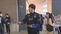 B3・トライフープ岡山 駅前でホーム最終戦をPR 2試合で6000人の集客目指す 2階席が無料に