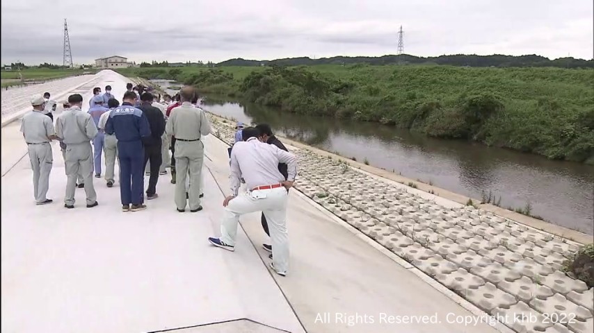 #台風に備え宮城・吉田川流域の治水事業を現地視察 東北地方整備局と自治体