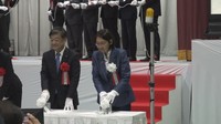 西日本豪雨被害 倉敷市真備地区小田川の新たなルートへの通水始まる