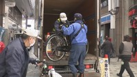 高松市で「中央商店街クリーン作戦」 放置自転車を撤去・整理