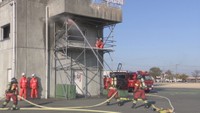 消防士が消火と救助の技術を競う大会 5つの消防署から40人が参加 岡山市