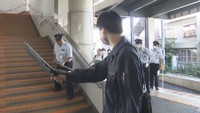 電車でのテロの脅威を防ぐ 大阪での事件受けことでんと香川県警が合同訓練