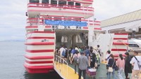 3連休最終日の高松港 瀬戸芸観光客の姿が見られるも…目立った混雑なし