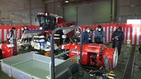 田植え機やコンバインなど 農機具の初荷式 岡山・新見市