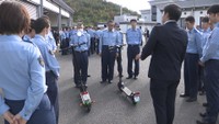 普及が進む「小型モビリティ」の適切な取り締まりを 岡山県警の警察官が研修会