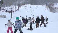 「いぶきの里スキー場」待望のオープン! スキーヤーらが初滑りを満喫 岡山・新見市