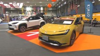 子ども向けイベントコーナーも人気 車の展示販売会にぎわう 岡山
