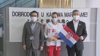 東京五輪の事前合宿 クロアチア代表選手が到着 香川