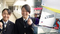 ヨット歴1年半で世界選手権へ 岡山・倉敷鷲羽高校